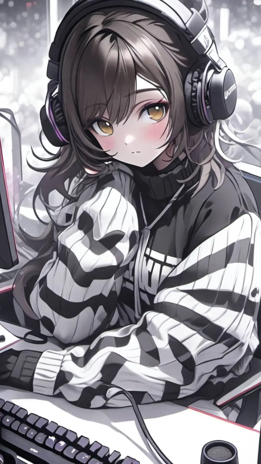 ai character: hailey background