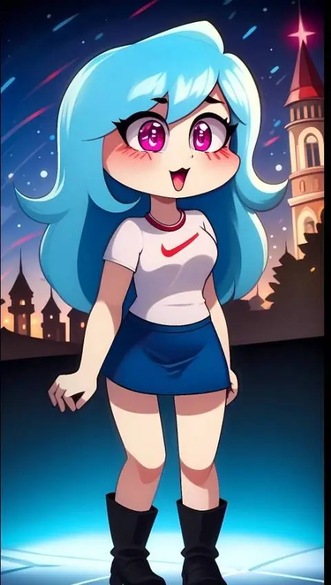ai character: SKY MY FAV background