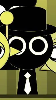 ai character: Mustard black background