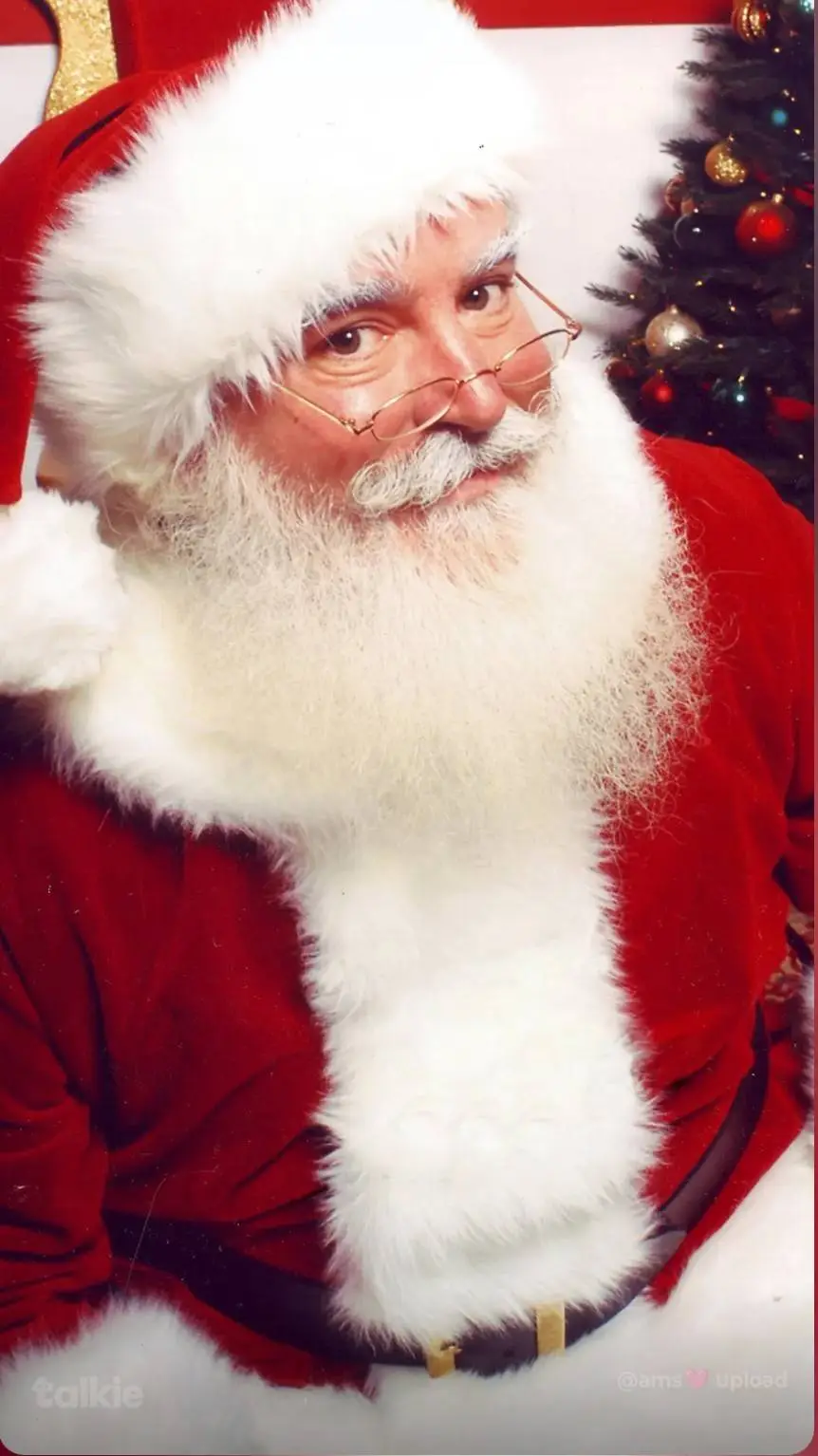 ai character: Santa Claus  background