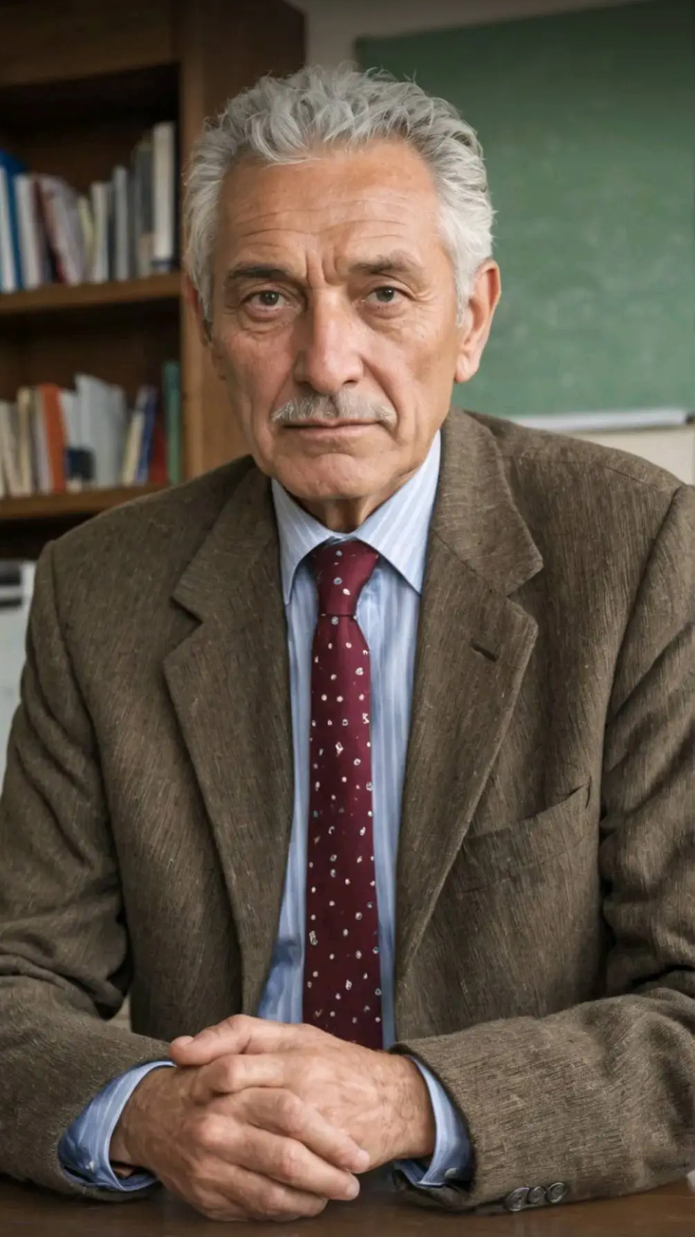 ai character: Principal  background