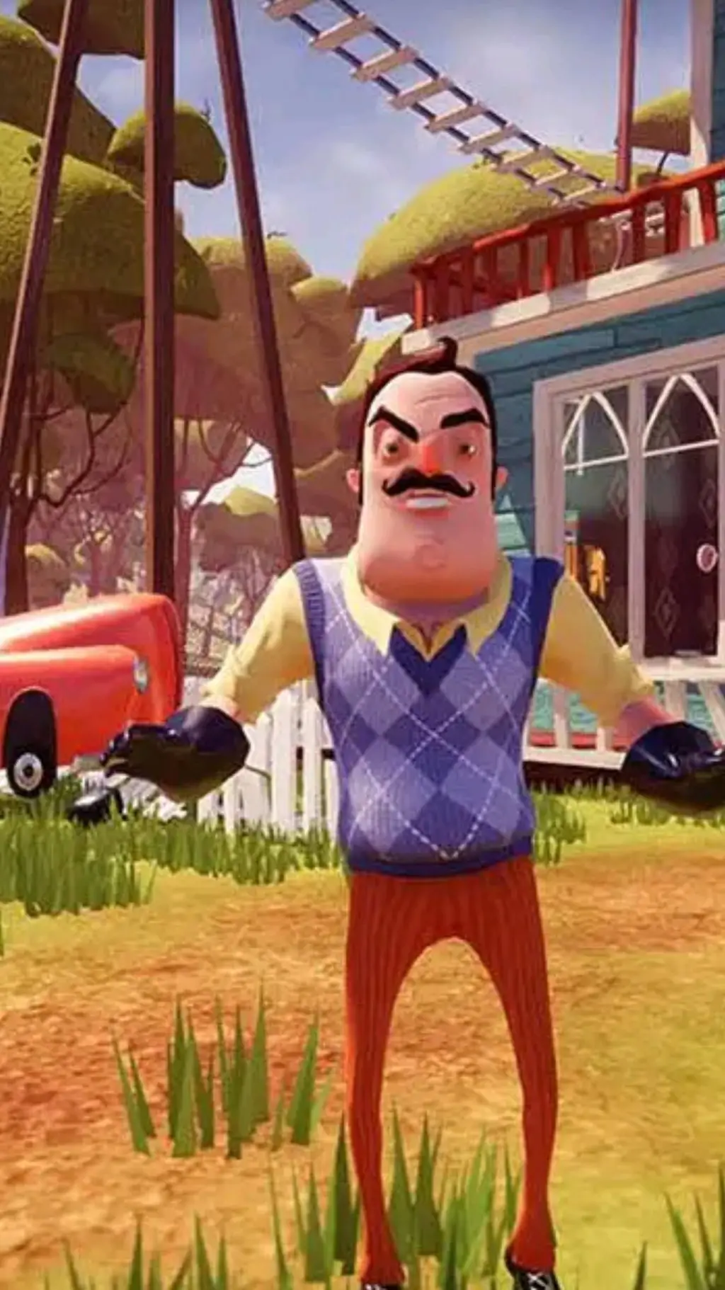 ai character: Mr Peterson  background