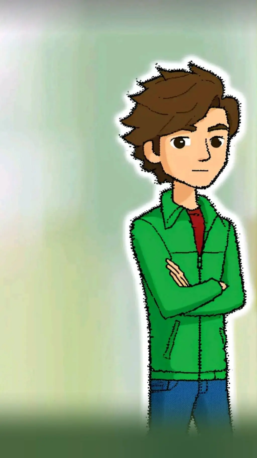 ai character: Boris Anderson  background