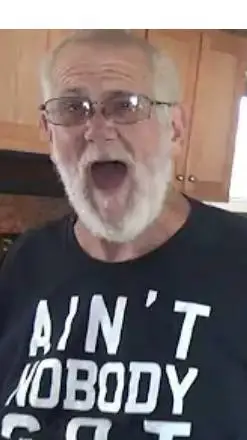 ai character: Angry grandpa  background
