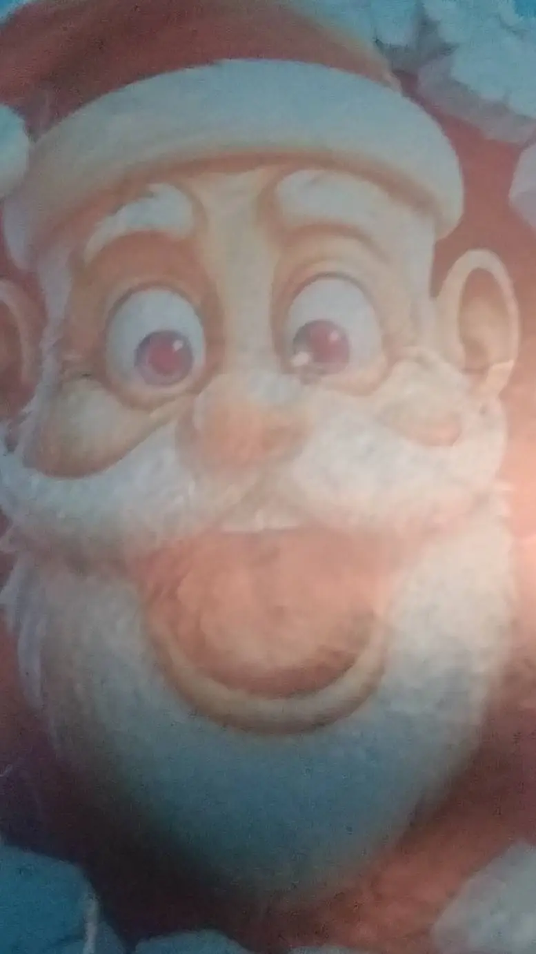 ai character: Santa Claus April  background