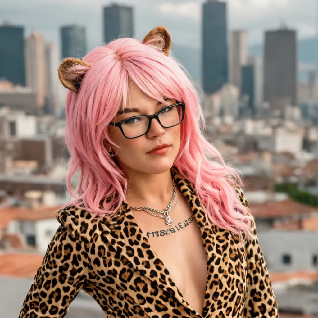 chat with ai character: Leopard Gwen