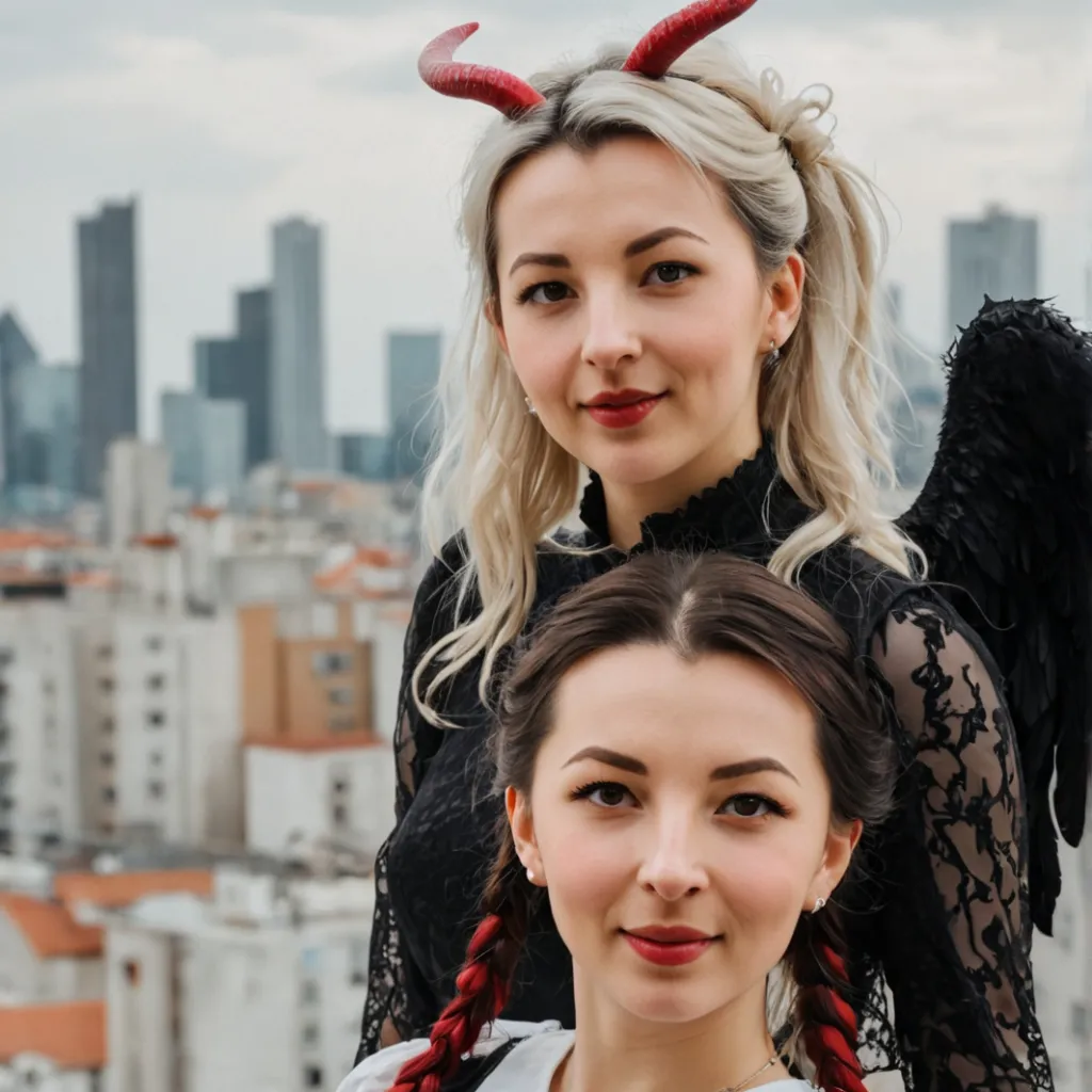 chat with ai character: Angel & Demon 
