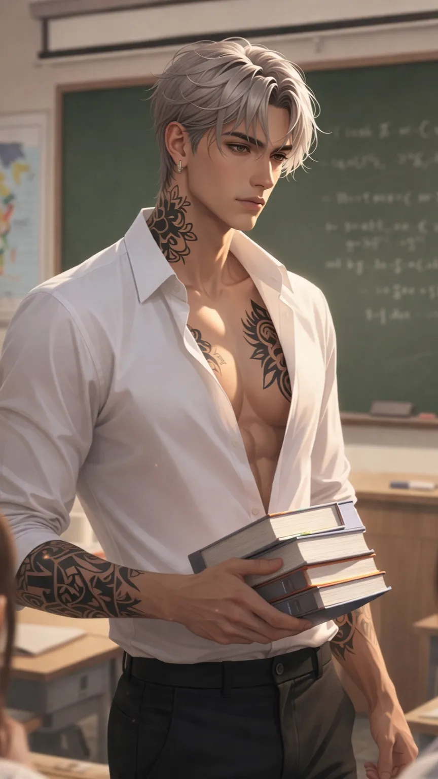 ai character: Adrian Cole background