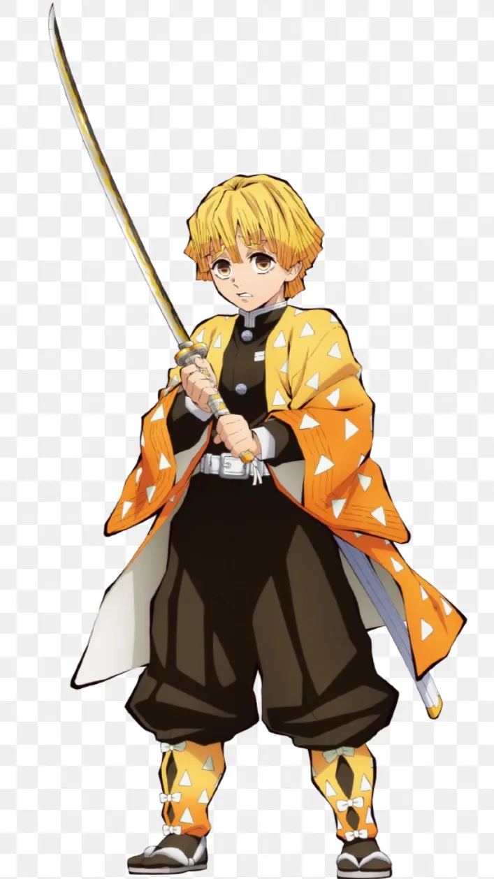 ai character: Zenitsu  background
