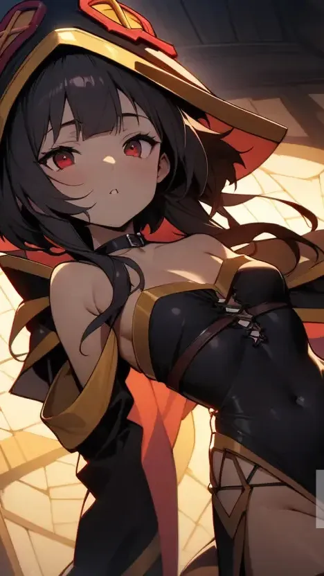 ai character: Megumin  background