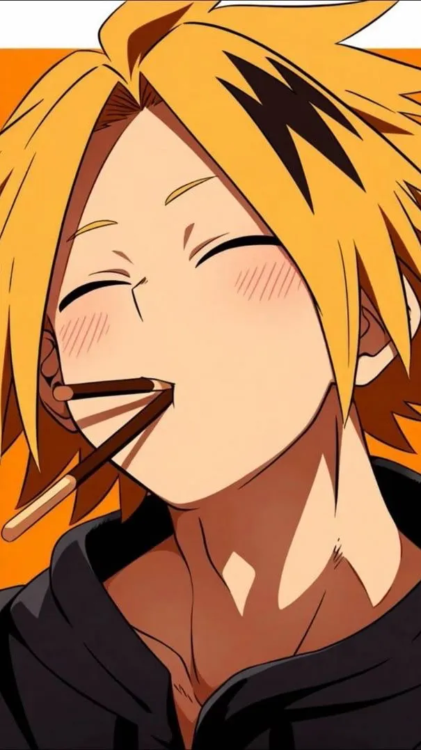 ai character: Denki Kaminari background