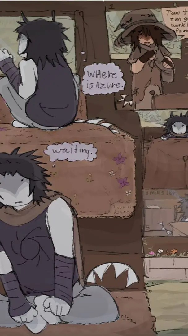 ai character: azrue background