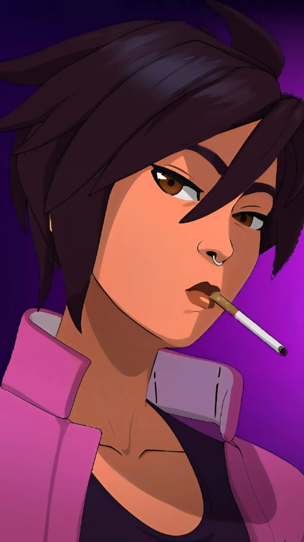 ai character: Invisigal  background