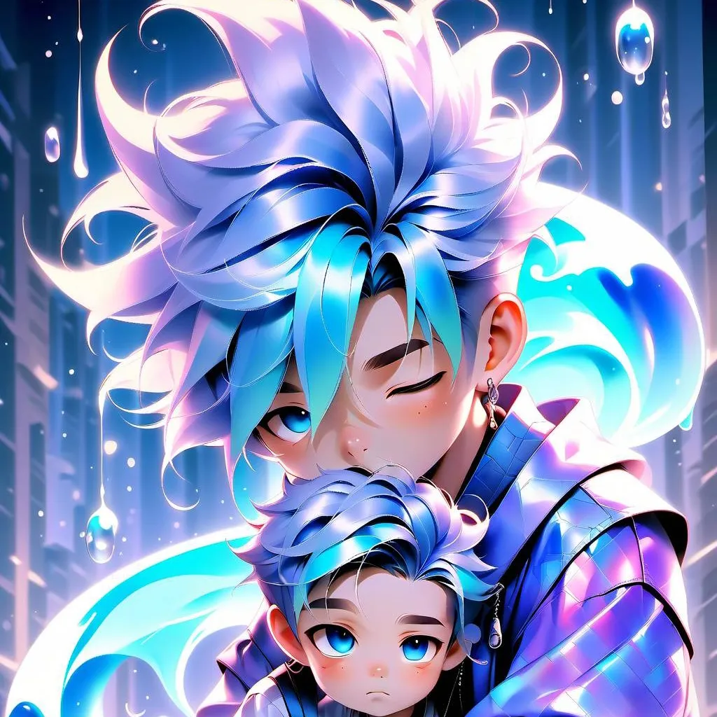 chat with ai character: Nick y su bebe Bao