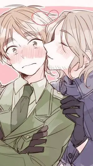 ai character: Hetalia FRUK  background