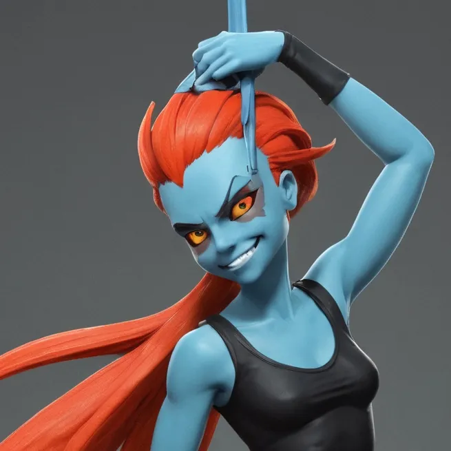 chat with ai character: glitchtale undyne