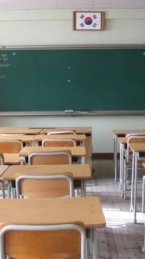 ai character: classroom  background