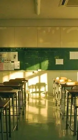 ai character: classroom  background
