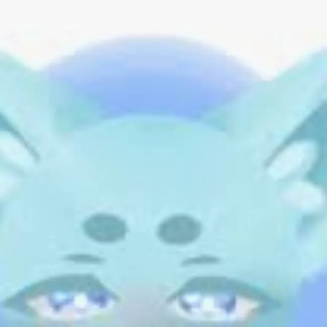 chat with ai character: blue neko :3