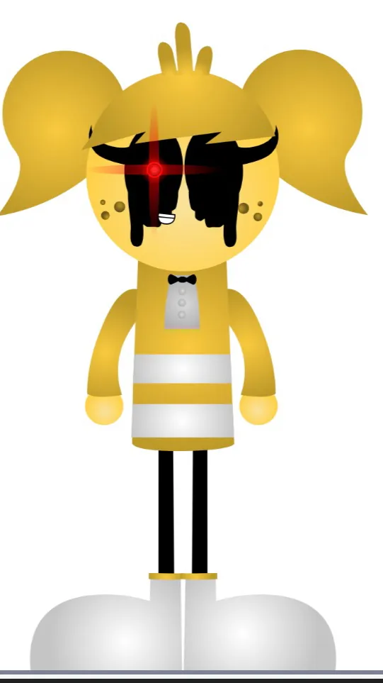 ai character: Golden tweetie background