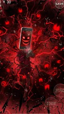 ai character: Evil checker background