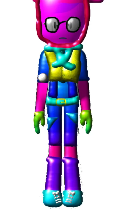 ai character: Uimo QNA background