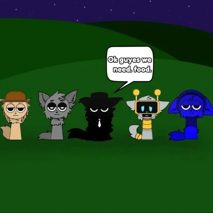 chat with ai character: Sprunki werewolf