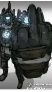 ai character: titan cameraman background