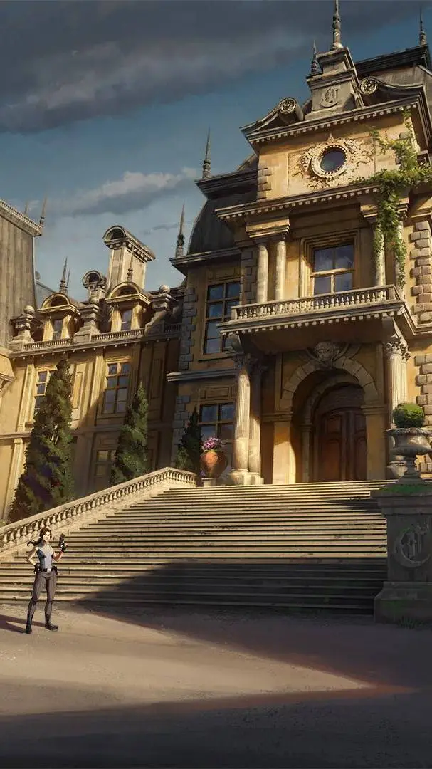 ai character: TOMB RAIDER ((AU)) background