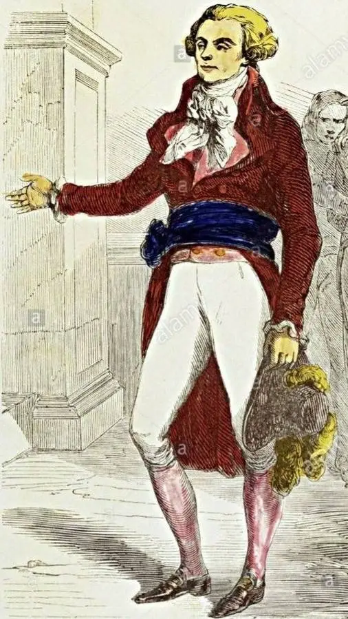 ai character: Robespierre  background