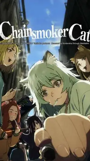 ai character: Chainsmoker cat background
