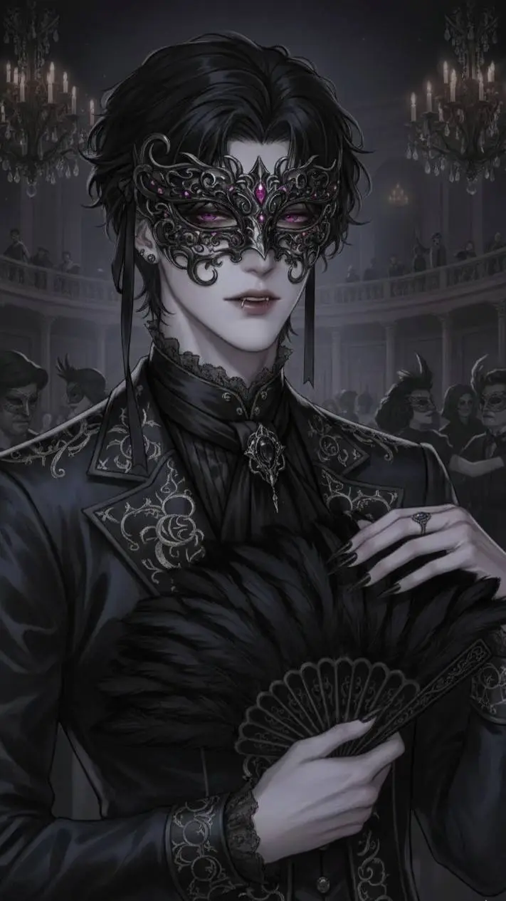 ai character: 🖤Noctis Vaelor💜 background