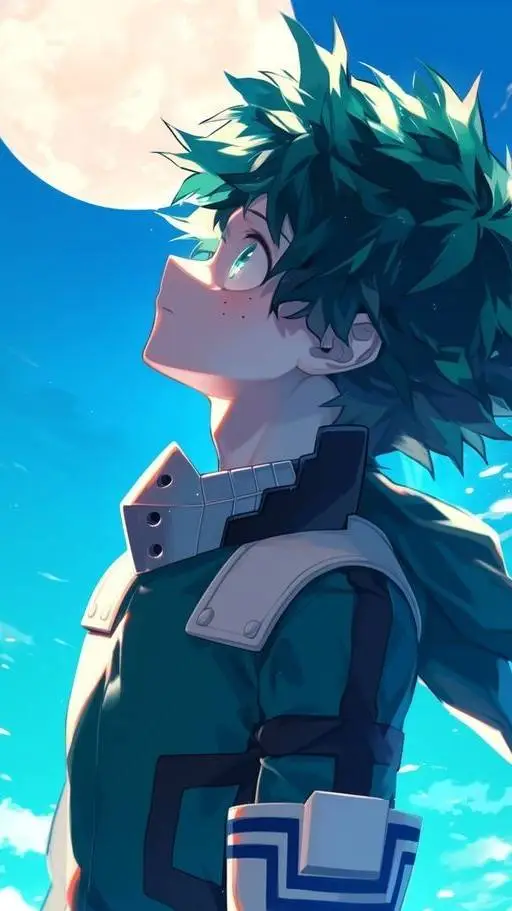 ai character: Deku background