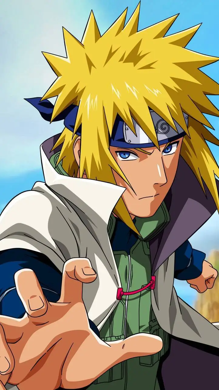 ai character: ⚡ Minato Namikaze⚡ background