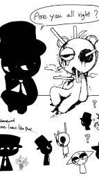 ai character: ★Black★ background