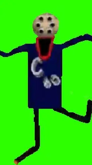 ai character: bucky bal (baldi) background