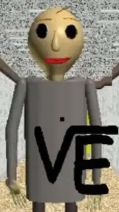 ai character: square root off E background