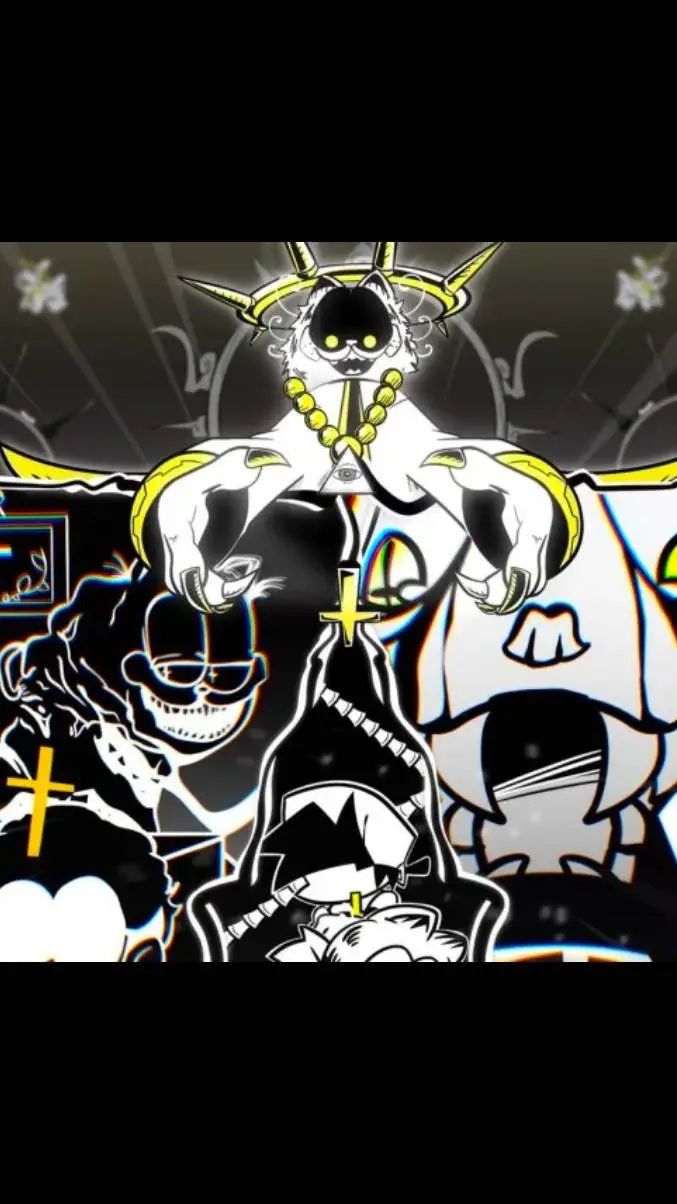 ai character: Garfield god  background