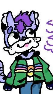 ai character: sam y grace snow background