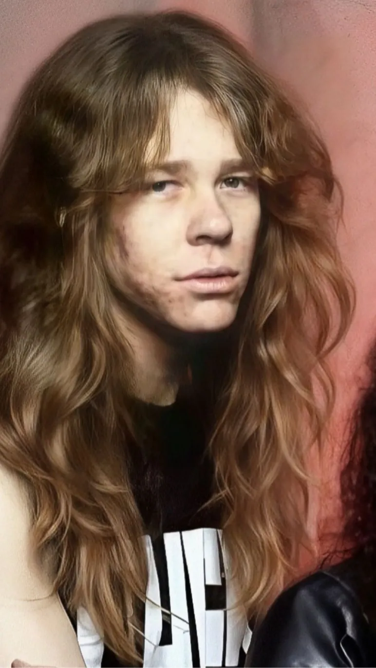 ai character: James hetfield background