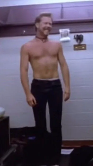 ai character: James hetfield background