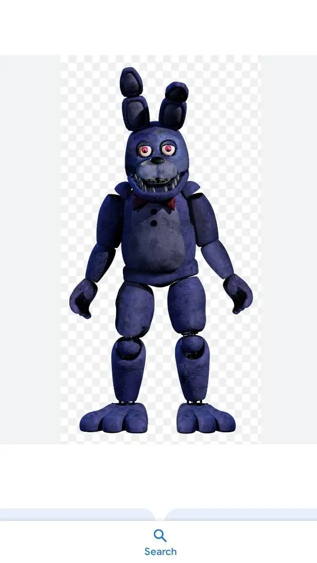ai character: Bonnie the  Bunny  background