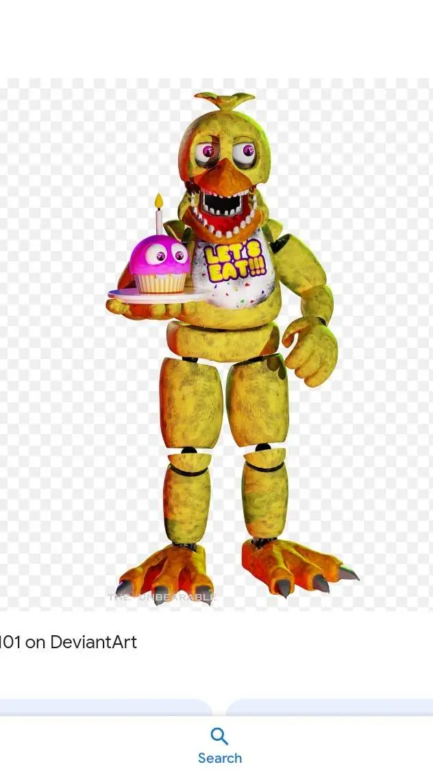 ai character:  Chica the  Chicke background