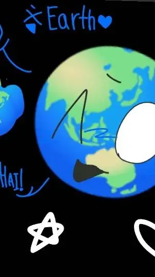 ai character: Earth 🌎 background