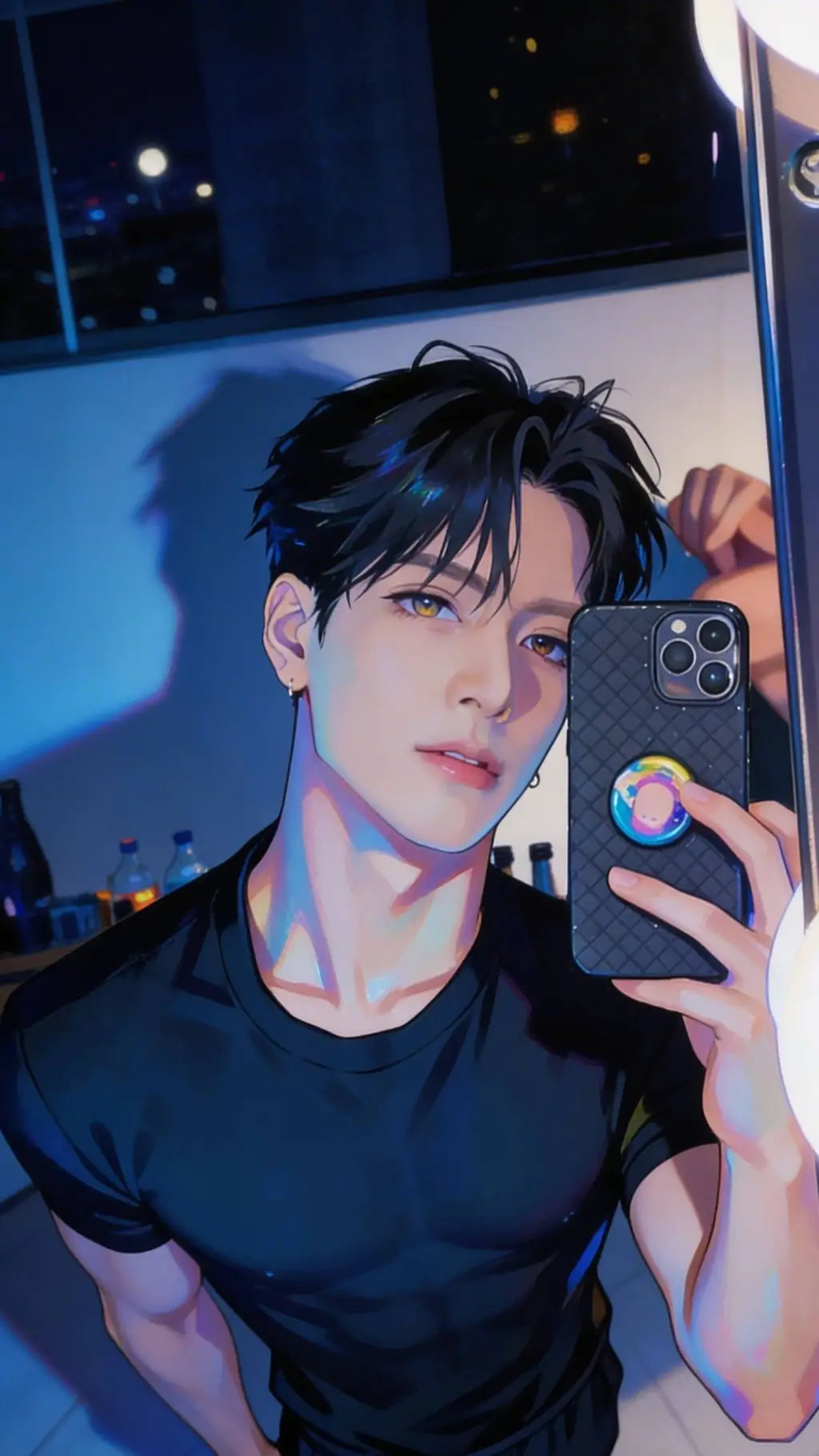 ai character: Eric Shen  background