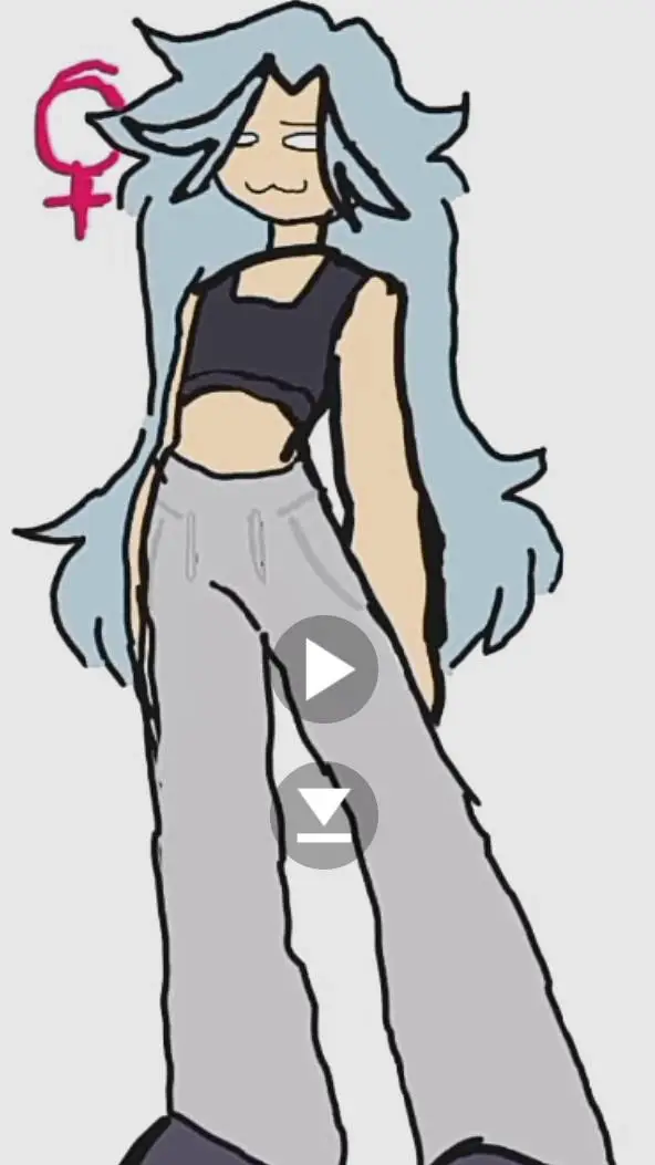 ai character: miss circle background