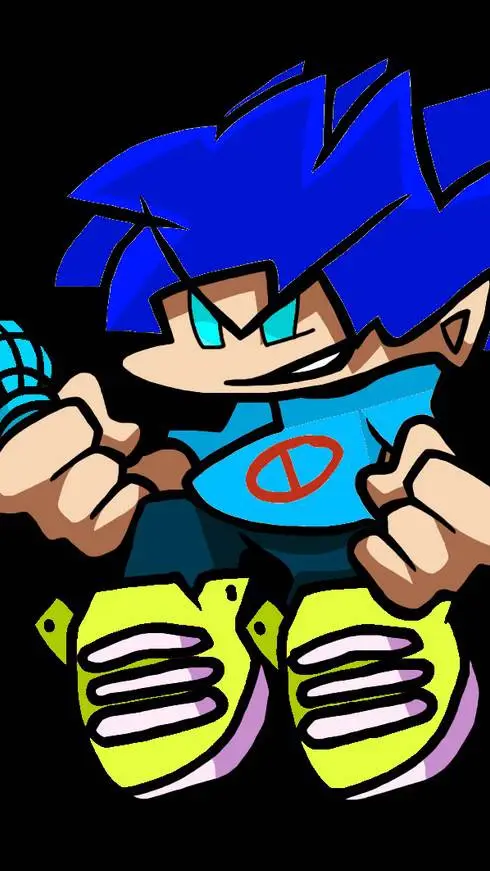 ai character: angry saiyan bf background