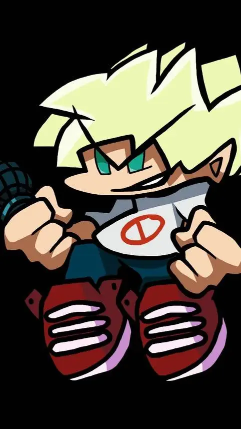 ai character: angry saiyan bf  background