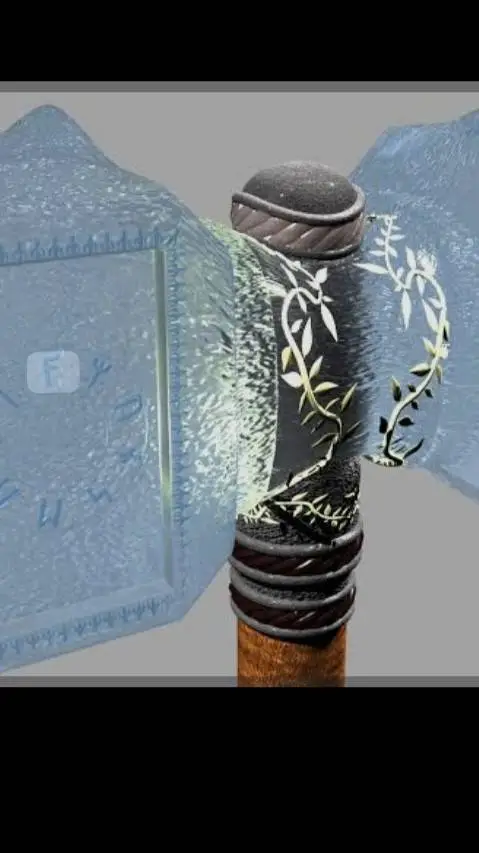 ai character: Martillo de hielo  background