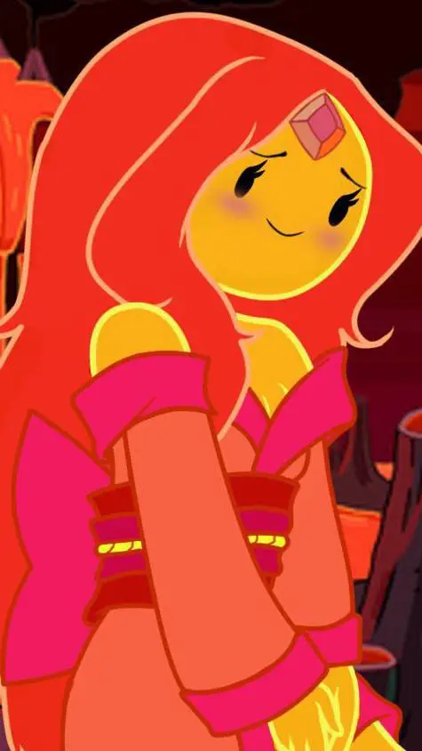 ai character: princesa flama  background